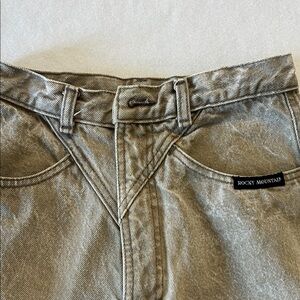 Vintage v-yoke Rocky Mountain tan acid wash Denim Jeans